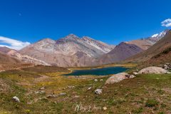 Espejo lago & l'Aconcagua