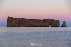 Rocher Percé au coucher de soleil
