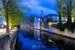 Bruges à l'heure bleue matinale